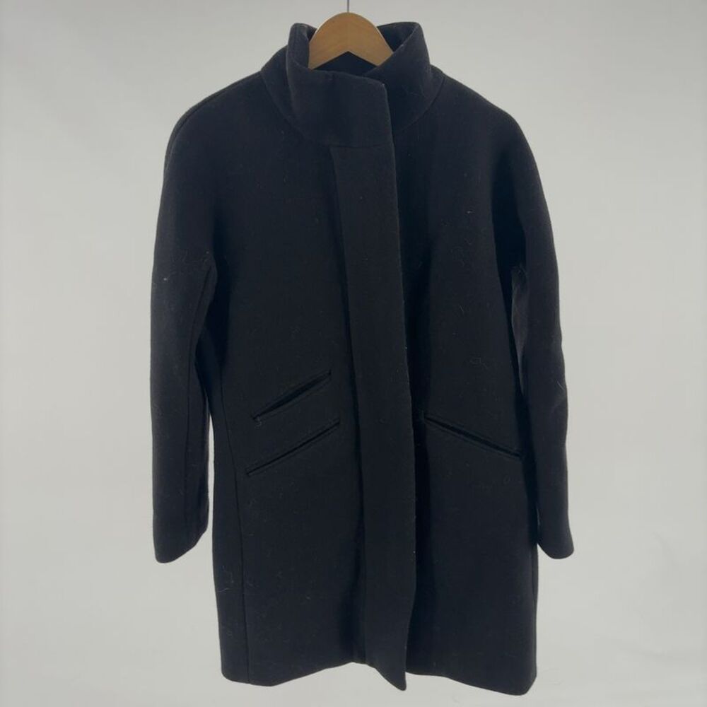 J.CREW Wool Black Coat